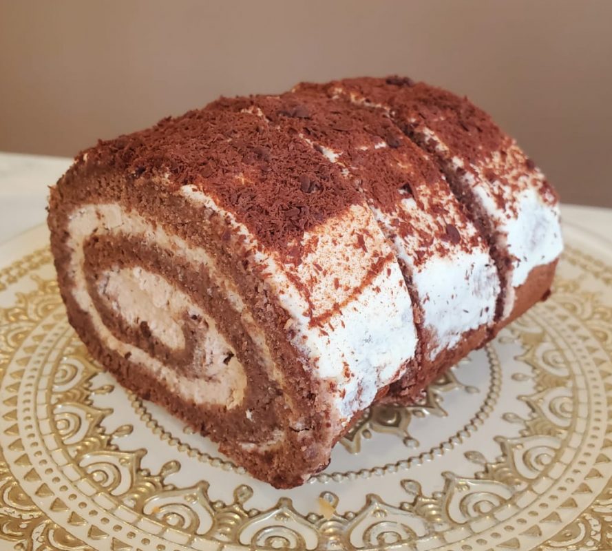 Swiss Roll Chocolate 3 pieces